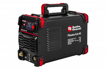 Свар. плазменной резки QUATTRO ELEMENTI Plasma Cut 40 (40 А, ПВ 60%, рез до 12 мм, плазмотрон в комплекте)