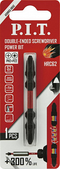 Бита двусторонняя P.I.T. PH2-PZ2x65 мм(ASDR03-065C)